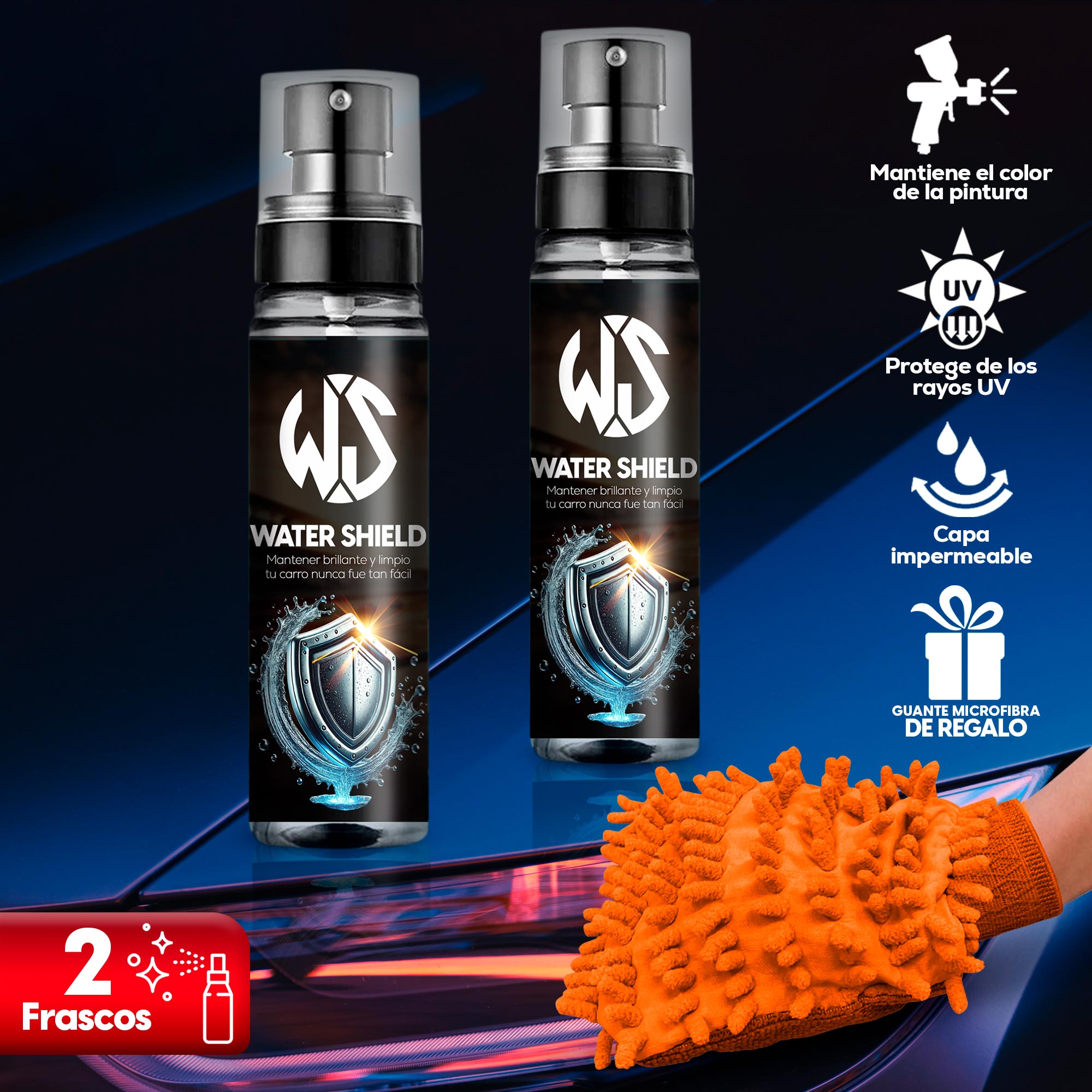 Miniatura 7 de Protector de pintura NANO Water Shield